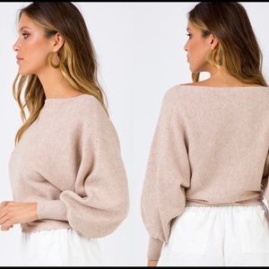 Princess Polly Atomic Love Balloon Sleeve Jumper